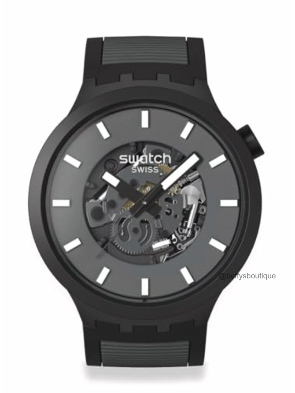 Unisex Big Bold Biosourced Lacquered Watch 47mm Polymer Waterproof Casual